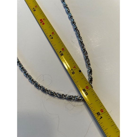 Women's Gp Prestige Purse Beaded Coffee Color Clutch Silver Chain Strap - Picture 11 of 12